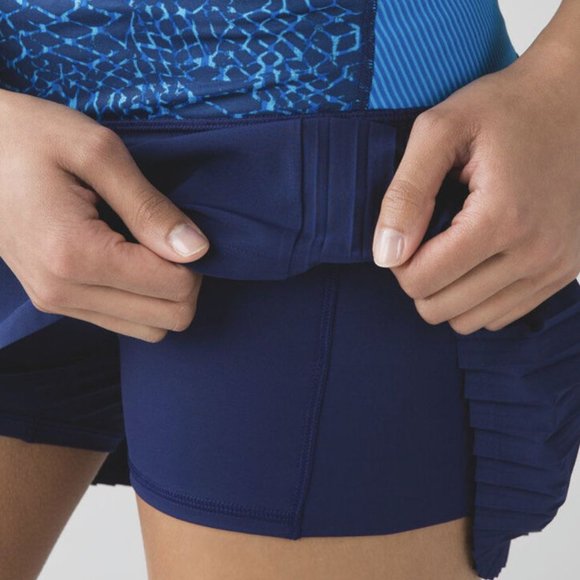 Lululemon Navy Blue Samba Elegant Skirt size 4 NWT - Picture 5 of 15